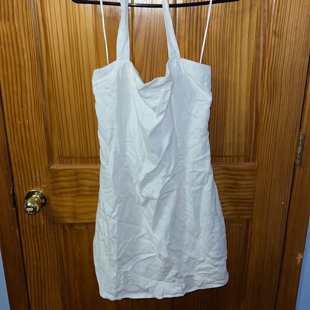 Abercrombie White Dress short - Size LT